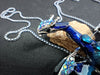 Dragon Lg Enamel w Rhinestones Inlaid Necklace
