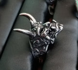 Krampus Stainless Steel Devil Ring