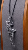Alligator  Silver color Necklace
