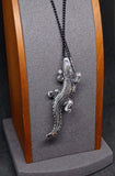 Alligator  Silver color Necklace