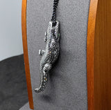 Alligator  Silver color Necklace