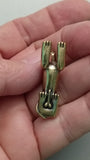 Anubis Small Egyptian Dog God brass figurine