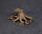 Octopus Bronze Dark Figurine
