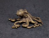 Octopus Bronze Dark Figurine