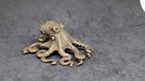 Octopus Gold color Metal Figurine