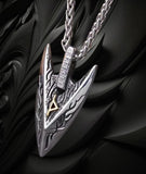 Odin's Spear Necklace Celtic Viking Stainless Steel
