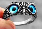 Owl Eyes Stainless Steel Rings