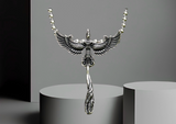 Phoenix Pendant Necklace Stainless steel