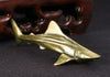Whale Shark Smooth Brass Figurine
