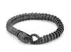 Snake SS Heavy Scales Grey Bracelet