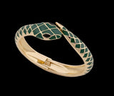 Snake Enamel Metal Bangle Bracelets