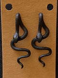 Snake Two Sides Earrings Stainless Steel