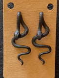 Snake Two Sides Earrings Stainless Steel