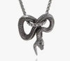 Snake figure 8 Stainless Steel Necklace