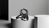 Spider Black Stainless Steel Ring