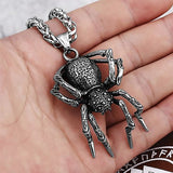 Spider Large Necklace Stainless Steel