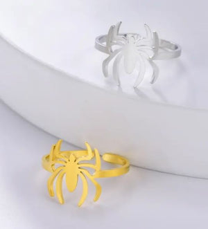 Spider Stainless Steel Ring