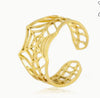 Spiderweb Stainless Steel Ring