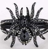 Spider Rhinestone Bangle Bracelets