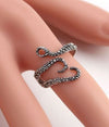 Octopus Tentacles Feminine Ring  Stainless Steel