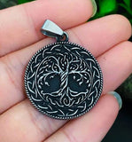 Tree of Life Pendant Necklace Viking Stainless Steel