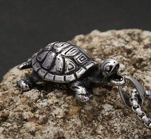 Turtle Tortoise Necklace Stainless Steel
