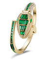 Snake Watch Rhinestone Bracelet Stainless Steel