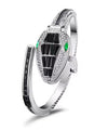 Snake Watch Rhinestone Bracelet Stainless Steel