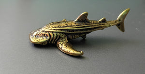 Whale Shark Detailed Brass Figurine