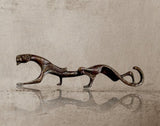 BKB Custom Gifts heavy copper figurine of a mythical tiger dragon with intricate detailing.