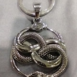 K Snake Circle Of Life Key Chain