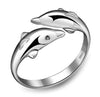 R Dolphins Ring 925 Silver