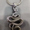 K Squiggle Snake Keychain