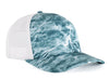 Pacific Teal Water Snapback Trucker Beach Fishing Hat