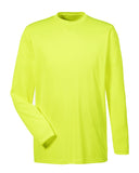 Secret Button Bird in Helping Hands Wildlife Rescue Yellow Long Sleeve T-Shirt
