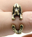 Basset Hound Wrap Ring