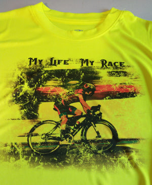 My Life My Race Men's Cool & Dry Performance T-Shirt
