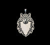 Norwegian Forest Cat Face Necklace