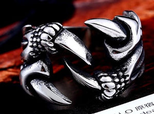 Claw Twisted Ring Stainless Steel
