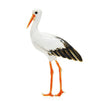 Crane Enamel Brooch Bird