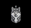 Alaskan Malamute Face Necklace