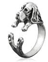 Basset Hound Wrap Ring