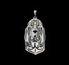 Bloodhound Face Necklace