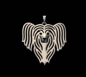 Chinese Crested Face Necklace