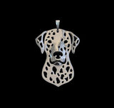 Dalmation Face Necklace