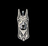 Doberman Face Necklace