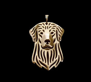 Golden Retriever Face Necklace