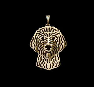 Goldendoodle Face Necklace