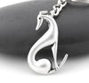 Greyhound Sitting Sleek Necklace