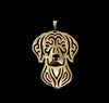 Vizsla Face Necklace